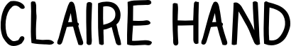 ClaireHandBold.otf