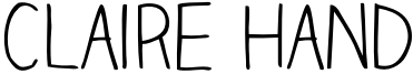 ClaireHandLight.otf