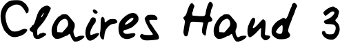 ClairesHand3.ttf