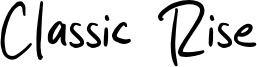 Classic Rise Font