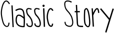 Classic Story Font