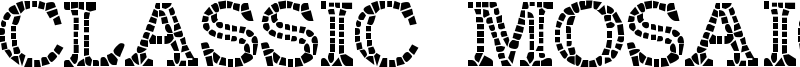 Classic Mosaic Font