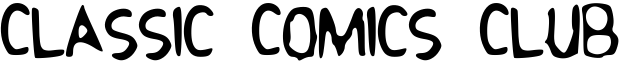 Classic Comics Club Font