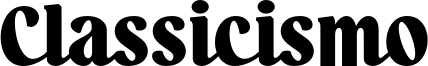 Classicismo Font
