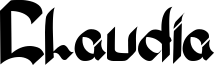 ClaudiaDEMO.otf