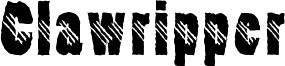 Clawripper Font
