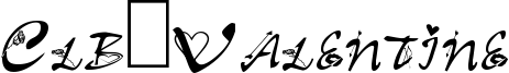 Clb:Valentine Font