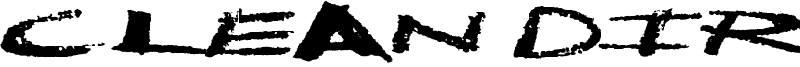 Clean Dirty Font