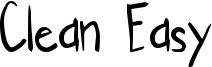 Clean Easy Font