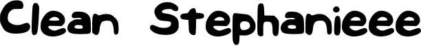 Clean Stephanieee Font