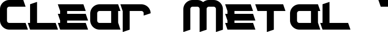 Clear Metal 7 Font