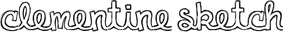 Clementine Sketch Font
