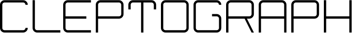 Cleptograph Font