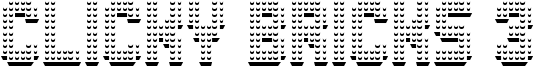 Clicky Bricks 3 Font