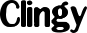 Clingy Font
