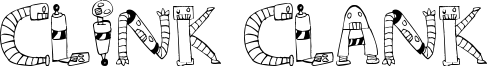Clink Clank Font