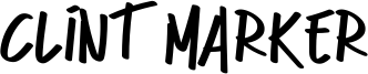 Clint Marker Font