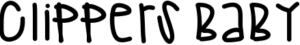 Clippers Baby Font