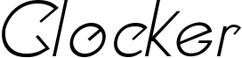 Clocker Italic.ttf