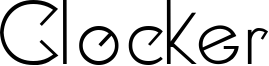Clocker Font