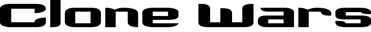 Clone Wars Font