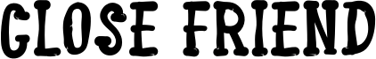 Close Friend Font