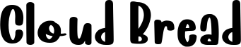 Cloud Bread Font
