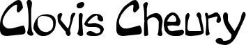Clovis Cheury Font