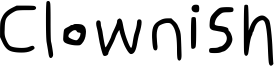 Clownish Font