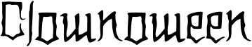 Clownoween Font