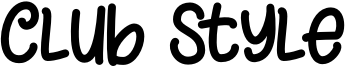 Club Style Font