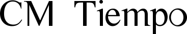 CMTiempo.ttf