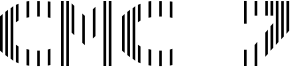 CMC 7 Font