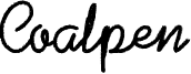 Coalpen Font