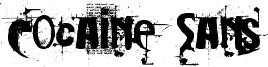 Cocaine Sans Font