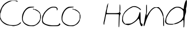 Coco Hand Font