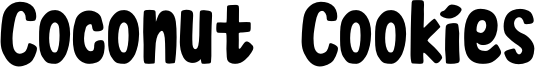 Coconut Cookies Font