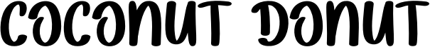 Coconut Donut Font