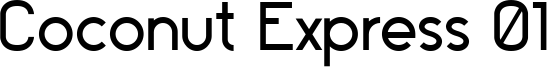 Coconut Express 01 Font