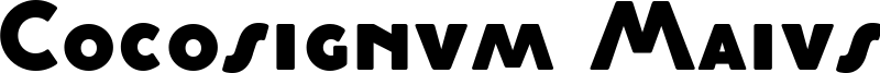 Cocosignum Maiuscoletto Heavy Trial.ttf