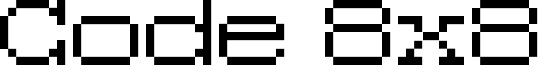 Code 8x8 Font