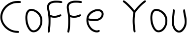 Coffe You Font