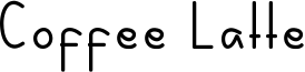 Coffee Latte Font
