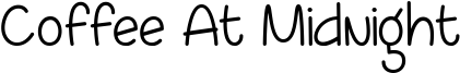 Coffee At Midnight Font