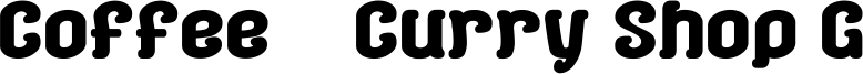 Coffee & Curry Shop G Font