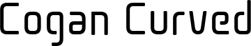 Cogan Curved Font
