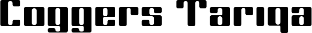Coggers Tariqa Font