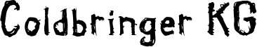 Coldbringer KG Font
