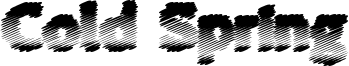 Cold Spring Font