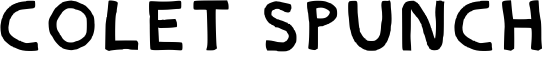 Colet Spunch Font